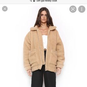 I AM GIA Pixie coat- caramel teddy jacket